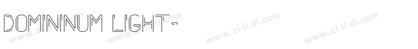 Domininum light字体转换 Domininum light字体转换